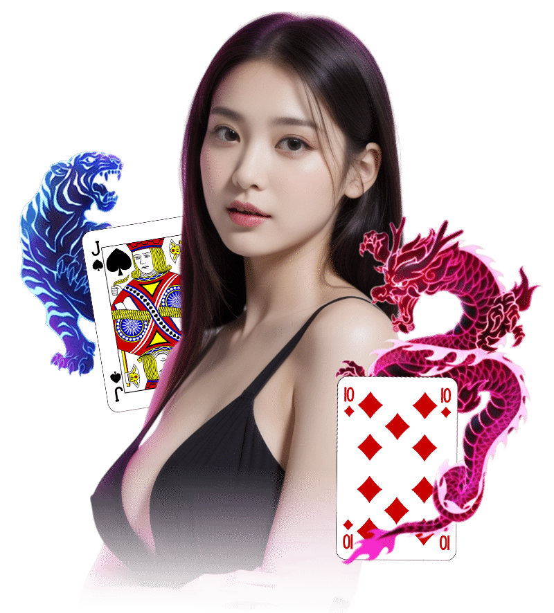 Baccarat Banner Casino Game เสือมังกร Dragon Tiger
